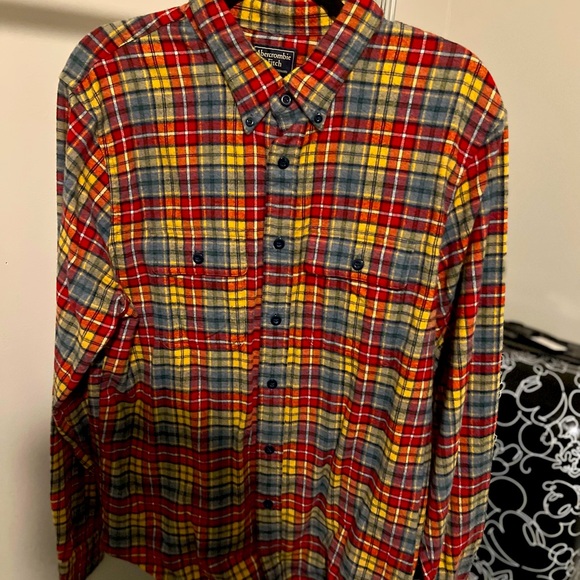 Abercrombie and Fitch- flannel shirt - Picture 1 of 2